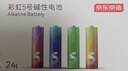京东京造 5号电池40节彩虹装 五号电池碱性超性能无铅无汞 适用血压计/血糖仪/指纹锁/遥控器/儿童玩具 实拍图