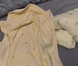 全棉时代儿童浴巾纯棉透气纱布浴巾新生婴儿宝宝洗澡大毛巾快乐熊猫95cm 实拍图