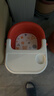 日康（rikang）宝宝餐椅 叫叫椅婴儿学坐椅多功能儿童吃饭餐桌 RK-X2009-2 橙色 实拍图