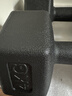 华亚（HUAYA） 哑铃环保包胶六角手铃男士家用健身器材 8KG 一对（4KG*2只） 实拍图