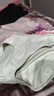 猫人内裤女高腰石墨烯抑菌纯棉裆女士内裤无痕收腹提臀三角裤大码短裤 浅灰+杏色+灰绿+豆粉 4条 L （建议95-105斤） 实拍图