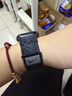 适用苹果手表表带耐克applewatch10 11 9 8尼龙nike回环Ultra表带 【NK黑配蓝色】表带 【45mm】适用Watch Series7/8/9 实拍图