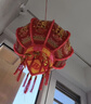 琉弦笙 灯笼大门挂的2026 新年装饰春节马年七彩水晶led走马旋转灯笼 福球45cm直径【一对】 实拍图