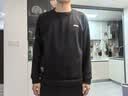JEEP吉普卫衣男秋冬季宽松长袖T恤男士打底衫衣服男装 黑色加绒 2XL 实拍图