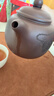 藏壶天下 宜兴紫砂壶纯手工刻绘泡茶壶功夫茶具原矿老紫泥清莲生香匏尊壶 清莲生香 270ml 实拍图
