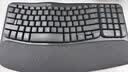 罗技（Logitech）Wave Keys人体工学键盘无线蓝牙办公平板ipad键盘Mac笔记本薄膜98配列键盘家用双模带掌托倾角支架 Wave Keys（商用版2年质保） 实拍图