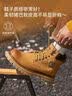 骆驼（CAMEL）复古马丁靴经典厚底增高情侣款户外工装大黄靴男鞋 G15WXE2082 金黄色-男 43 实拍图