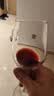红酒杯高脚杯家用玻璃大小号香槟葡萄酒杯子鸡尾酒杯白兰地杯 透明350ml魅影红酒杯2只装 实拍图