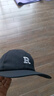 【热巴同款】加大棒球帽帽子男女大头围显脸小春夏字母百搭棒球帽 刺绣款-黑色 实拍图