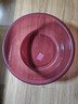 【京东物流】洗脸盆加大加厚家用大号洗菜盆洗衣盆内裤收纳盆子 紫红 超大32*12cm-加号厚不怕摔 实拍图