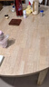 晨巢 餐桌 实木餐桌 可伸缩折叠圆桌餐桌家用现代中式饭桌餐厅家具 1.38米原木色 单餐桌 实拍图