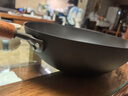 炊大皇铁锅家用无涂层不锈炒锅燃气灶专用炒锅炒菜锅平底锅极铁锅32cm 实拍图