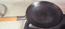 荣事达（Royalstar）章丘炒锅无涂层铁锅锻打家用炒菜锅不粘锅圆底燃气灶专用32带盖 实拍图