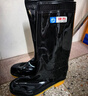 回力雨鞋男士户外防雨水鞋钓鱼洗车防滑雨靴厨师胶鞋HL886高筒黑色43 实拍图