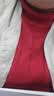 查尔斯桃心针织衫男女情侣款爱心刺绣休闲保暖高领针织毛衣  红色 2XL 实拍图