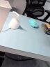 BUBM 鼠标垫大号办公室桌垫笔记本电脑垫键盘垫办公写字台桌垫游戏家用垫子防水支持大货定制 天蓝色大号单面 实拍图