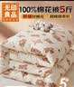 无印良品100%新疆纯棉花被子学生宿舍单人被芯春秋被冬季棉被5斤150*200cm 实拍图