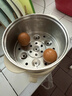 九阳（Joyoung）蒸蛋器 煮蛋器 定时 自动断电安心用 小型316L不锈钢多功能 双层蒸煮鸡蛋早餐神器ZD14-GE330 实拍图