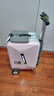 爱尔威（Airwheel）电动行李箱可骑行智能拉杆登机箱可坐可代步20英寸 SX豪华版一粉 实拍图