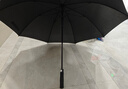 小魔长柄雨伞超大号加固抗风男士高端商务雨伞黑色可定制 实拍图