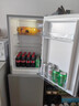 荣事达（Royalstar）小冰箱小型家用出租房双门一级能效宿舍冷藏冷冻两用节能电冰箱 126A163【一级能效】【三天不到1度电】银 实拍图