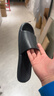 京东京造【抗菌皮纹拖】eva软弹拖鞋居家室内防臭浴室凉拖 黑色42-43 实拍图