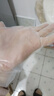 乌斯京一次性手套500只 抽取式食品级PE手套 塑料薄膜厨房卫生手套 实拍图