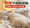 皇冠牛奶绒被套200x230cm单件床上用品冬季加绒加厚2米x2.3米床单被罩 实拍图