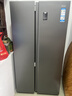Haier【新品】海尔冰箱双开门对开门纤薄一级能效双变频风冷无霜干湿分储大容量家用智能电冰箱家电补贴 617升+黑金净化系统+90°开门悬停 实拍图