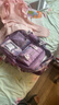 爱迪生发明家初中生书包黛露小学生大容量女生减负双肩背包 2260-2 紫色大号 实拍图