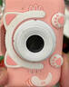 活石（LIVING STONES）儿童相机照相机7-14岁3-6高清数码拍照玩具女孩生日礼物12岁 粉128G丨9600w双摄+全包硅胶+礼盒 学生迷你相机新年礼物儿童节给女生 实拍图