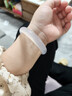 VTL冰种飘花天然白玉髓手镯白月光玛瑙玉手镯女翡翠色女38妇女节礼物 【高冰种】58圈口【100-120斤】 实拍图