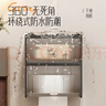 妃驰卫生间厕纸盒防水免打孔厕所壁挂纸巾盒马桶边抽卷纸收纳置物架灰 钨钢灰+双层【晒图返五】 实拍图