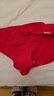 猫人女士内裤女大红色本命年中腰无痕大码少女三角裤 实拍图