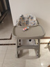 HUAERLE宝宝餐椅家用同款肯德基婴儿餐椅可调高度吃饭餐桌多功能学坐椅子 豪华款【青色餐盘+坐垫+轮子】 实拍图