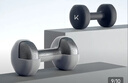 Keep哑铃男士健身家用彩色浸塑环保手铃亚铃肌肉训练墨灰色5kg*2 实拍图