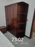 小木窝（XIAOMUWO） 衣柜 胡桃木实木衣柜卧室家具储物现代中式大衣柜组合衣橱经济型 四门衣柜+角柜 组装 实拍图
