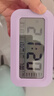 康巴丝（Compas）电子闹钟夜光智能语音报时起床神器闹铃强力叫醒儿童学生床头钟开学必备 2139 紫色充电款开学季 实拍图
