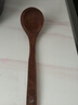 京东京造 汤勺 勺子木勺进口乌檀木厨房【无漆无蜡】加长加厚 实拍图