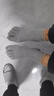 棉十三五指袜子女士新疆棉分趾中筒袜防臭抗菌五趾袜春秋季长筒袜5双装 实拍图