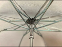 天堂伞伞内层银胶防晒太阳伞遮阳伞三折折叠晴雨伞两用伞336T银丝印 紫色（银胶款336银丝印）8骨 实拍图