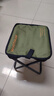 沃特曼折叠马扎 户外折叠椅便携式小凳子钓鱼凳高铁旅行火车神器 清爽绿 实拍图