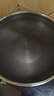 赫巴兹（HZIB）德国不粘锅316不锈钢炒锅炒菜锅具少油烟平底炒锅电磁炉燃气通用 双面屏+组合盖内径32外径 34cm 实拍图