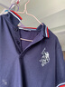 U.S. POLO ASSN.polo衫男短袖男翻领纯色棉夏季休闲半袖男士衫男装t恤 藏青 L 实拍图