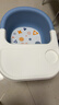 日康（rikang）宝宝餐椅 叫叫椅婴儿学坐椅多功能儿童吃饭餐桌 RK-X2009-1 蓝色 实拍图