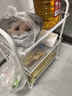 溢彩年华置物架落地客厅零食储物架可移动小推车架子家用厨房收纳架YC1000 实拍图
