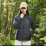 探拓（TECTOP）户外轻薄羽绒服修身保暖羽绒外套 2347234YR 女款经典黑M 实拍图