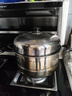 苏泊尔（SUPOR）304不锈钢7.0L压力锅24cm【3-5人可用】快煮防爆高压锅电磁炉通用 实拍图
