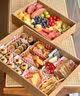 Edo正方形纸塑盒蛋糕卷三明治包装盒肉松小贝牛皮纸甜品盒【50个】 实拍图