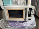 美的（Midea）空气炸微波炉烤箱一体机复古奶油风高颜值无油低脂大功率APP智能变频不锈钢内胆25L（PC23F5W） 实拍图